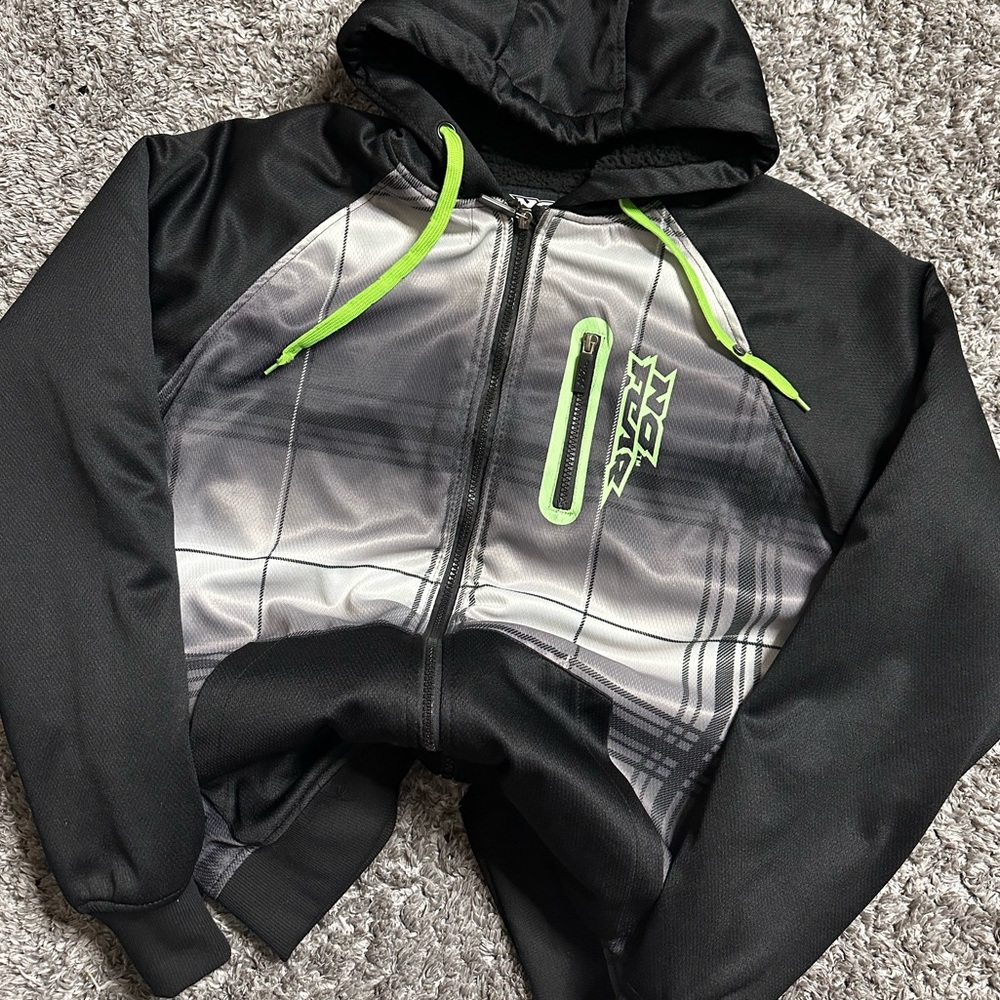 2000s NO FEAR Zip Hoodie